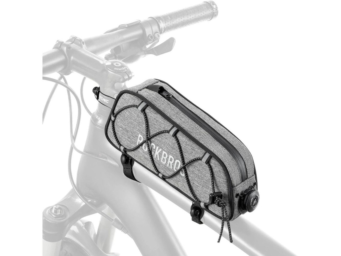 Bolsa para bicicleta Rockbros 30120045003 ROAD TO SKY para tubo superior do quadro, impermeável, 0,7