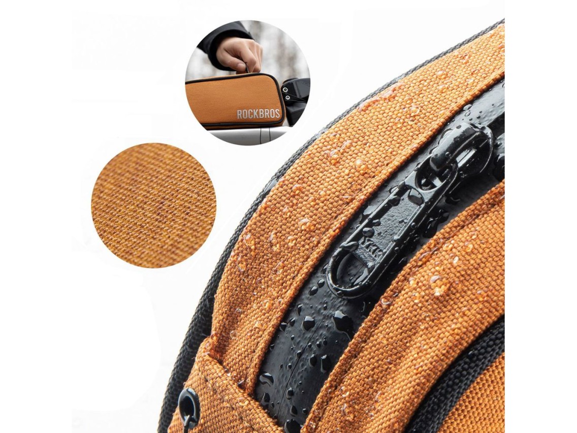 Bolsa para bicicleta Rockbros 30120045004 ROAD TO SKY para el tubo superior del cuadro, impermeable,