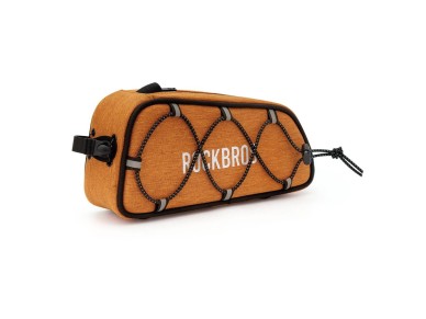Rockbros 30120045004 ROAD TO SKY bicycle bag for the top frame tube, waterproof, 0.7L - orange Rockbros 30120045004 ROAD TO SKY bicycle bag for the top frame tube, waterproof, 0.7L - orange