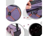Bolsa de guidão para bicicleta Rockbros 30110054005, 2,2 litros - Roxa Bolsa de guidão para bicicleta Rockbros 30110054005, 2,2 litros - Roxa