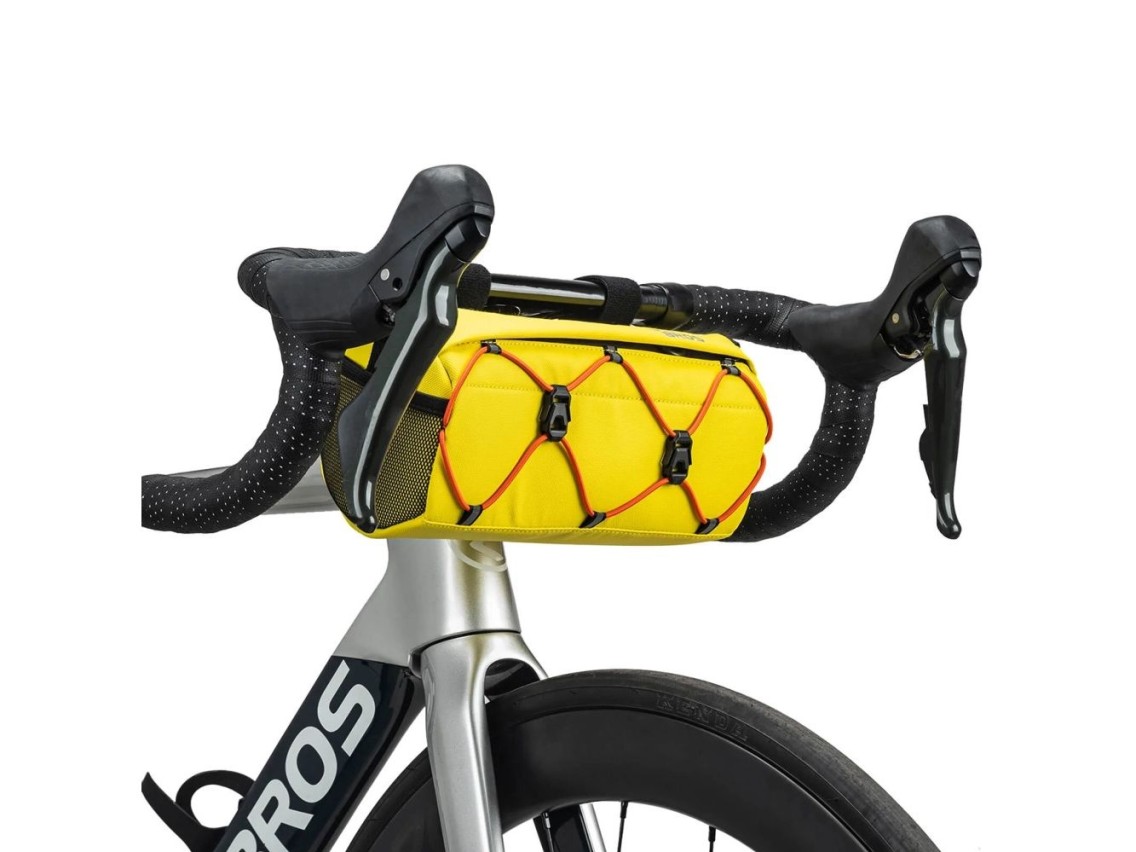 Bolsa de guidão para bicicleta Rockbros 30110054006, 2,2L - Amarela