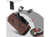 Rockbros 30110054003 Handlebar Bicycle Bag 2.2L - Brown Rockbros 30110054003 Handlebar Bicycle Bag 2.2L - Brown