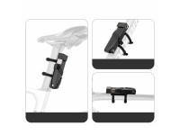 Cadeado dobrável para bicicleta Rockbros 32140003001 com chave e alça, 88 cm - preto Cadeado dobrável para bicicleta Rockbros 32140003001 com chave e alça, 88 cm - preto