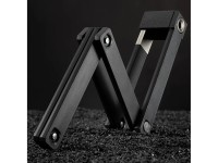 Cadeado dobrável para bicicleta Rockbros 32140003001 com chave e alça, 88 cm - preto Cadeado dobrável para bicicleta Rockbros 32140003001 com chave e alça, 88 cm - preto