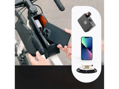 Rockbros 30120122002 Waterproof Bicycle Frame Bag with Magnetic Closure 0.9L - Black Rockbros 30120122002 Waterproof Bicycle Frame Bag with Magnetic Closure 0.9L - Black