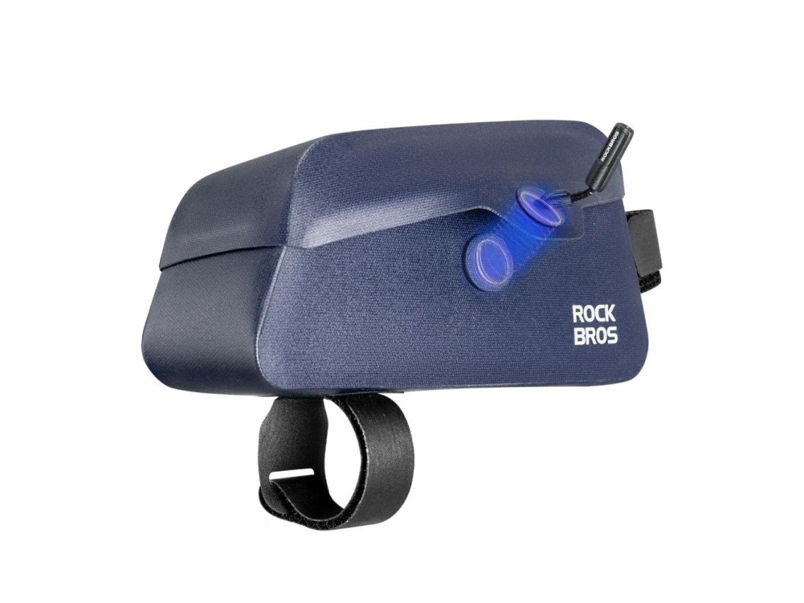 Bolsa imperme�vel para quadro de bicicleta Rockbros 30120122006 com fecho magn�tico, 0,9 L - Azul