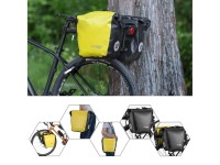 Bolsa impermeável para bicicleta Rockbros AS-003-1Y com alça de ombro, montagem frontal/traseira, 10 Bolsa impermeável para bicicleta Rockbros AS-003-1Y com alça de ombro, montagem frontal/traseira, 10