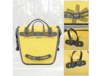 Bolsa impermeável para bicicleta Rockbros AS-003-1Y com alça de ombro, montagem frontal/traseira, 10 Bolsa impermeável para bicicleta Rockbros AS-003-1Y com alça de ombro, montagem frontal/traseira, 10