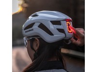 Rockbros ZK-077 Bicycle Helmet with Integrated Multi-Directional Lighting 57-61 cm - White