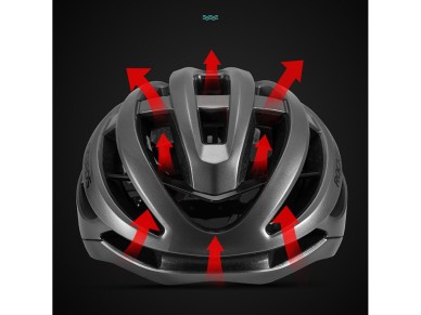 Casco de bicicleta Rockbros HC-58BK-L de 58-61 cm - Negro y gris Casco de bicicleta Rockbros HC-58BK-L de 58-61 cm - Negro y gris