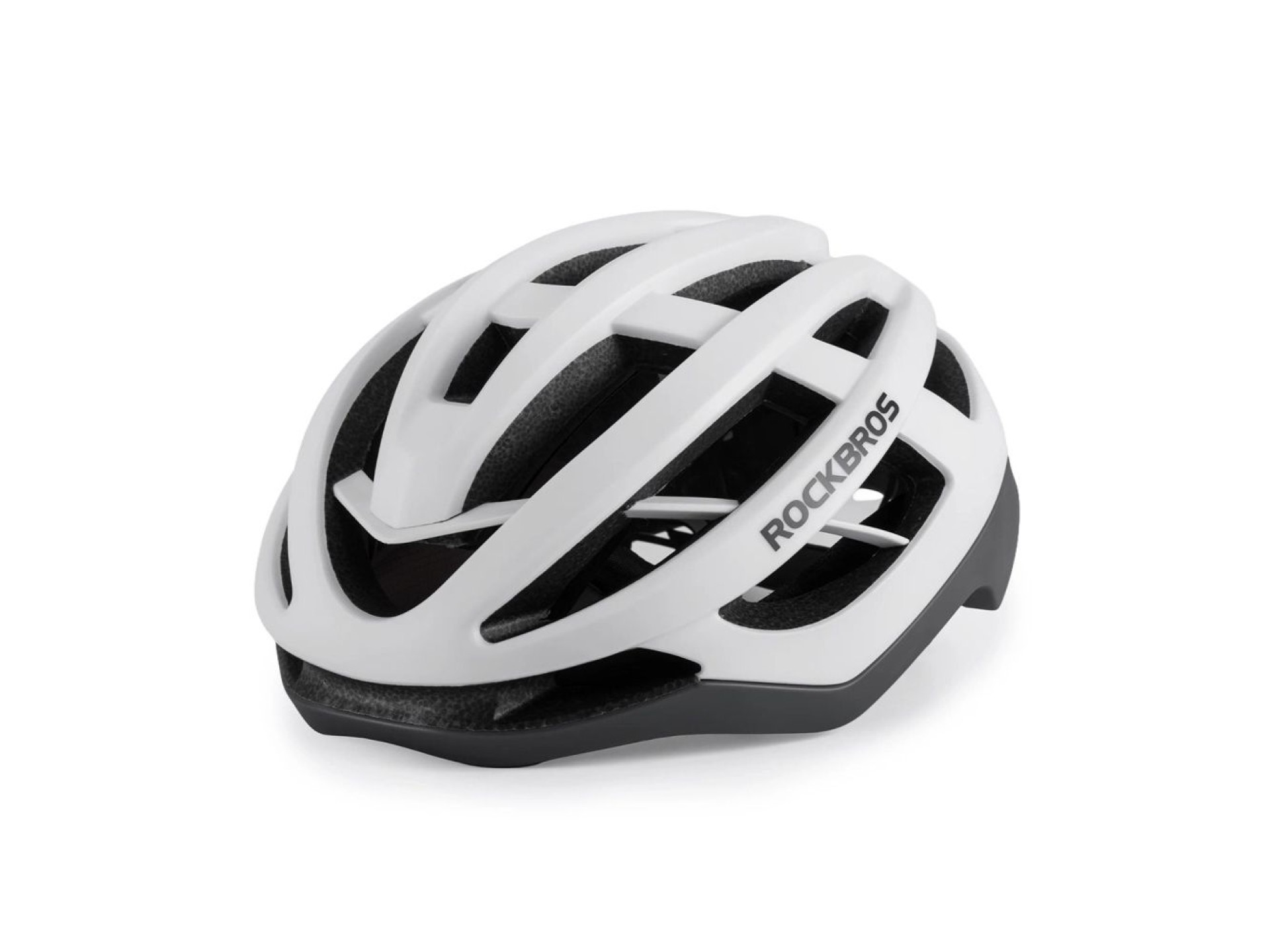Casco de bicicleta Rockbros HC-58WG-L 58-61 cm - Blanco-Gris