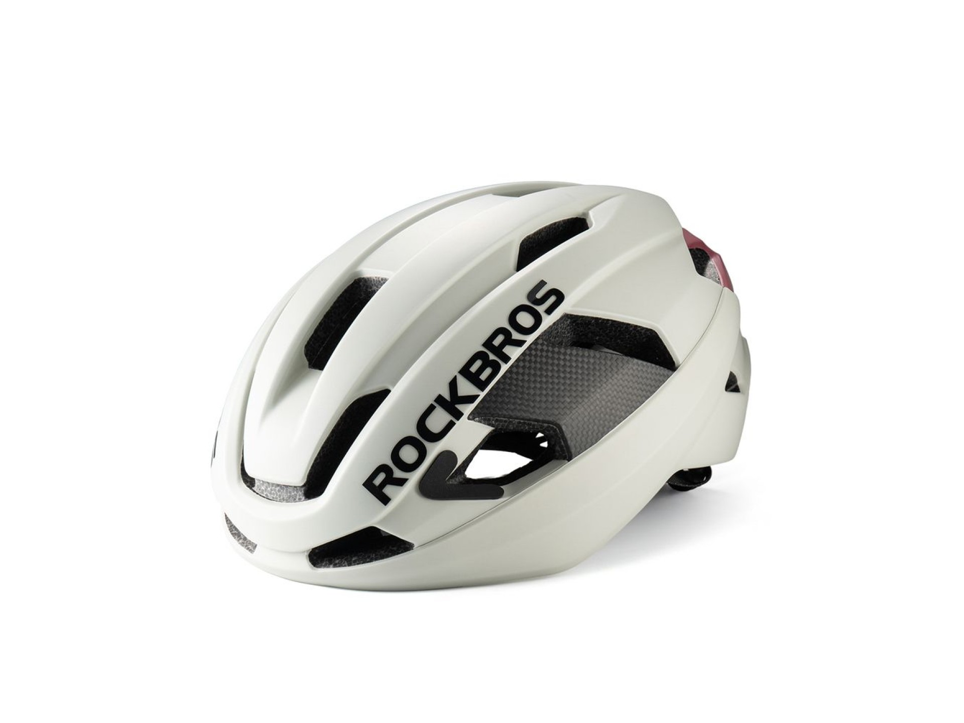 Rockbros LK-15 Carbon Fiber Bike Helmet 58-62cm - Light Gray