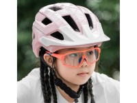 Capacete de ciclismo juvenil Rockbros LK-67 com viseira removível, tamanhos 54 a 58 cm - Rosa Capacete de ciclismo juvenil Rockbros LK-67 com viseira removível, tamanhos 54 a 58 cm - Rosa