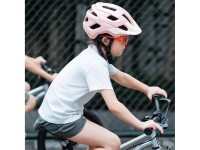 Capacete de ciclismo juvenil Rockbros LK-67 com viseira removível, tamanhos 54 a 58 cm - Rosa Capacete de ciclismo juvenil Rockbros LK-67 com viseira removível, tamanhos 54 a 58 cm - Rosa