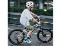 Capacete de ciclismo juvenil Rockbros LK-67 com viseira removível, tamanhos 54 a 58 cm - Branco Capacete de ciclismo juvenil Rockbros LK-67 com viseira removível, tamanhos 54 a 58 cm - Branco