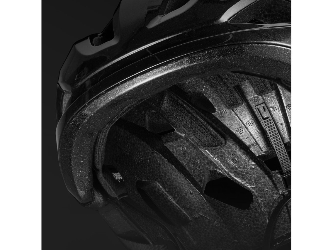 Casco de bicicleta Rockbros LK-67 para jóvenes con visera desmontable, talla 54–58 cm - Negro