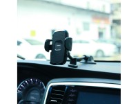 Suporte para celular veicular Joyroom com bra�o flex�vel para painel ou para-brisa, preto (JR-ZS259)