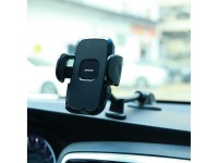 Suporte para celular veicular Joyroom com bra�o flex�vel para painel ou para-brisa, preto (JR-ZS259)