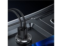 Carregador rápido para carro Joyroom USB Tipo C / USB 45W 5A Power Delivery Quick Charge 3.0 AFC SCP Carregador rápido para carro Joyroom USB Tipo C / USB 45W 5A Power Delivery Quick Charge 3.0 AFC SCP