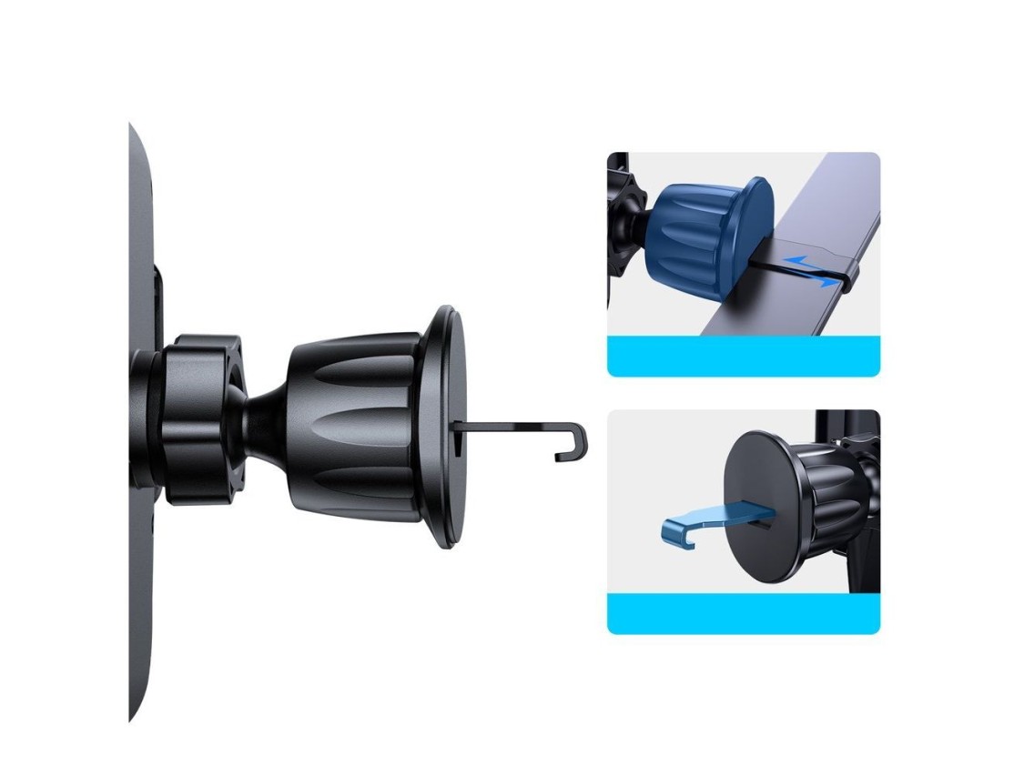 Suporte veicular Joyroom JR-ZS259 para fixação do celular na saída de ar - preto