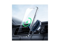 Soporte magnético para coche Joyroom con cargador inalámbrico inductivo Qi de 15 W (compatible con M Soporte magnético para coche Joyroom con cargador inalámbrico inductivo Qi de 15 W (compatible con M