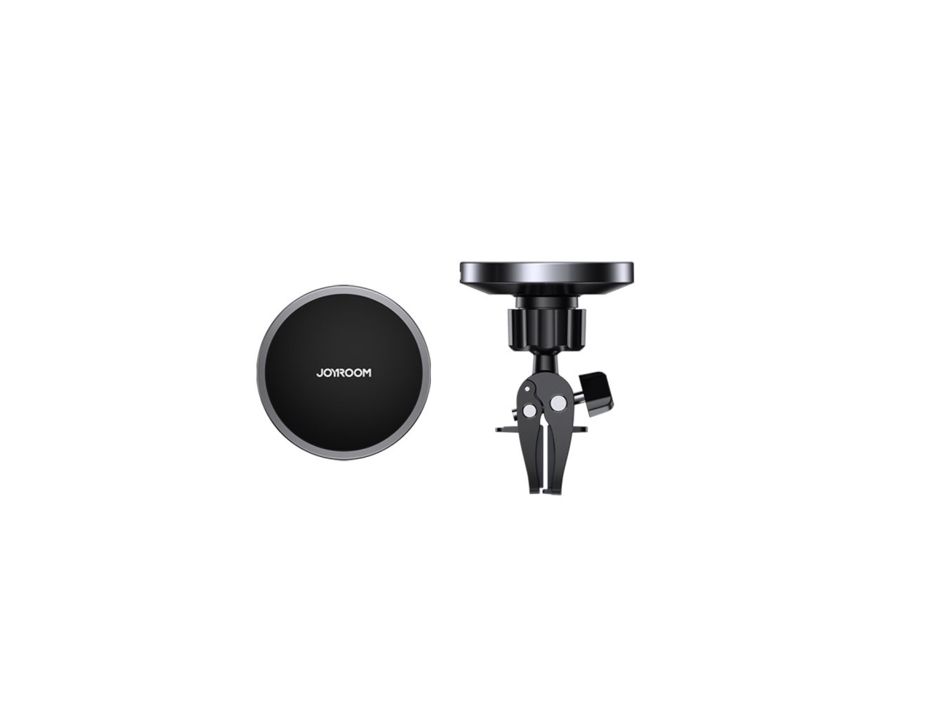 Soporte magnético para coche Joyroom con cargador inalámbrico inductivo Qi de 15 W (compatible con M