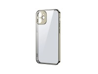 Funda ultrafina Joyroom New Beauty Series con marco galvanizado para iPhone 12 Pro Max, color dorado Funda ultrafina Joyroom New Beauty Series con marco galvanizado para iPhone 12 Pro Max, color dorado