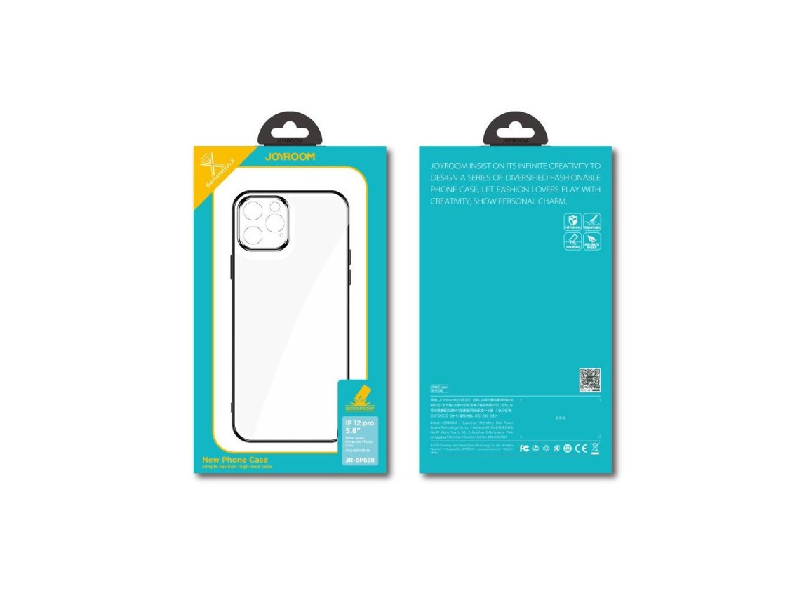 Funda ultrafina transparente Joyroom New Beauty Series para iPhone 12 Pro Max (JR-BP744)