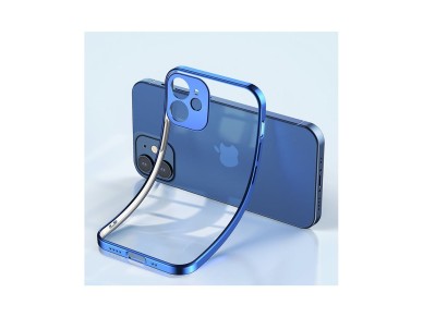 Joyroom New Beauty Series ultra thin case with electroplated frame for iPhone 12 Pro dark-blue (JR-B Joyroom New Beauty Series ultra thin case with electroplated frame for iPhone 12 Pro dark-blue (JR-B