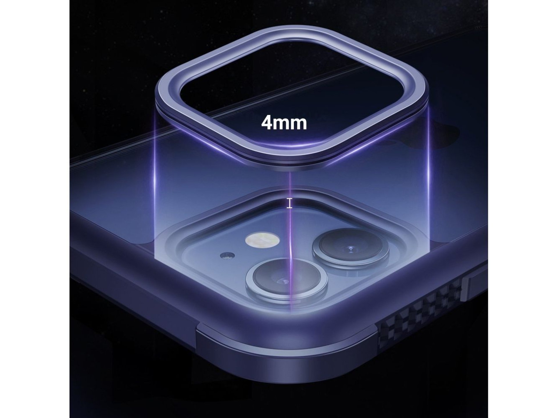 Capa rígida e resistente Joyroom Frigate Series para iPhone 12 Pro Max, preta (JR-BP772)