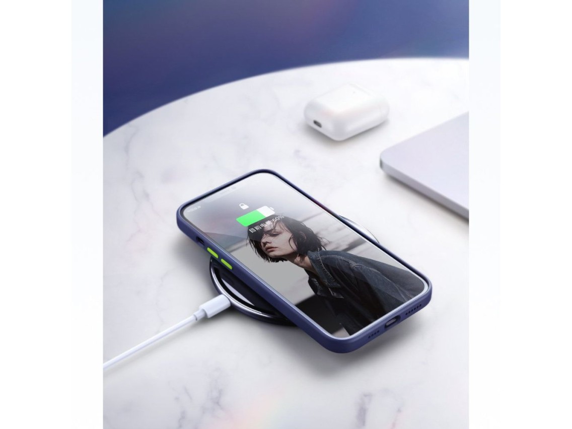 Capa Joyroom Color Series para iPhone 12 Pro Max verde (JR-BP800)