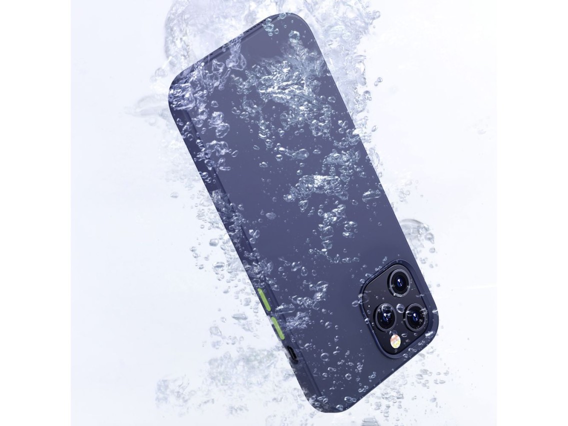 Capa Joyroom Color Series para iPhone 12 Pro Max preta (JR-BP800)