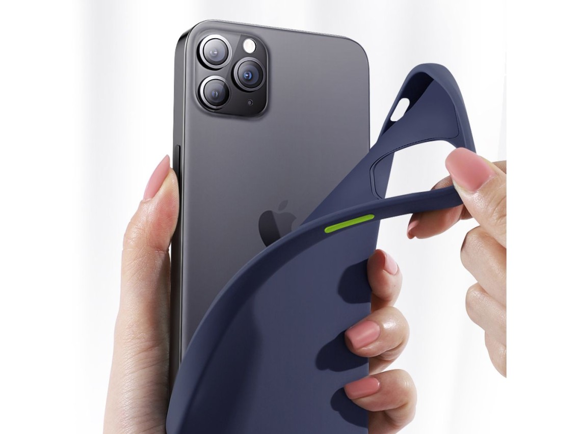 Capa Joyroom Color Series para iPhone 12 Pro Max preta (JR-BP800)