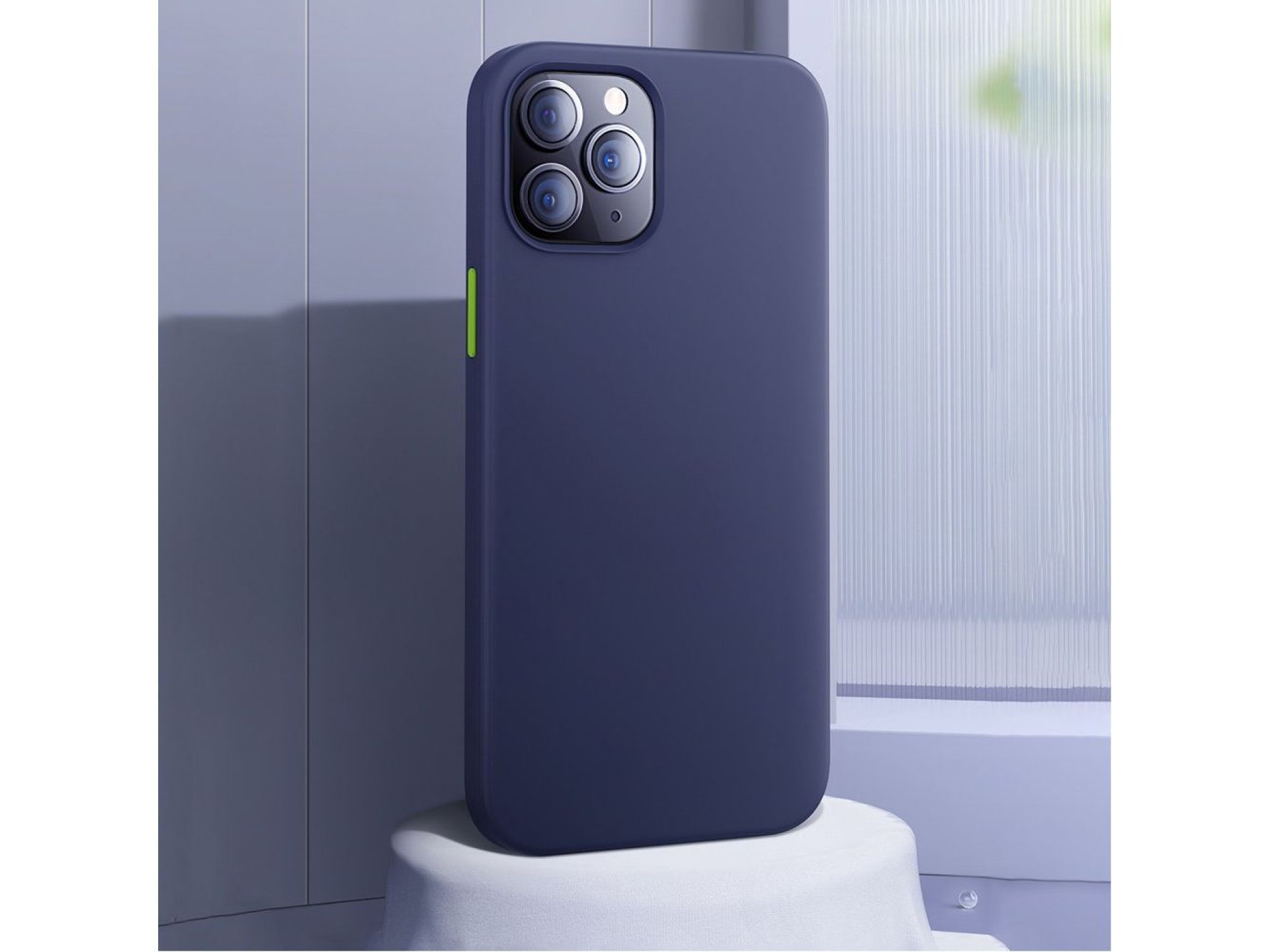 Capa Joyroom Color Series para iPhone 12 Pro Max preta (JR-BP800)