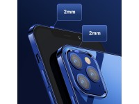 Capa ultrafina Joyroom New Beautiful Series com moldura eletroplaqueada para iPhone 12 Pro Max preta Capa ultrafina Joyroom New Beautiful Series com moldura eletroplaqueada para iPhone 12 Pro Max preta