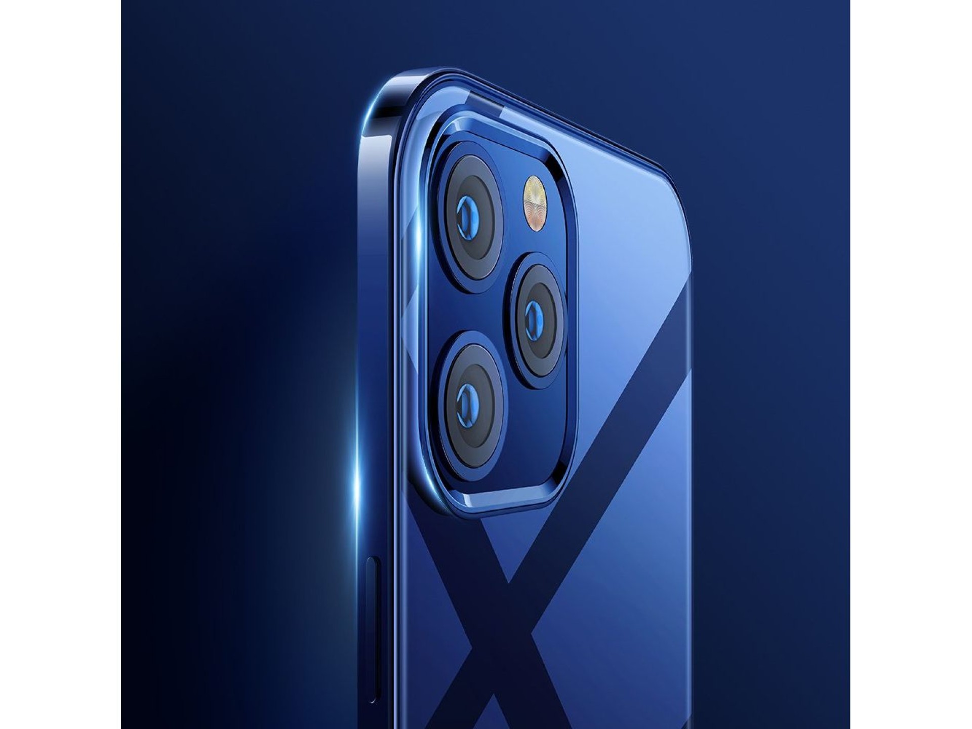 Capa ultrafina Joyroom New Beautiful Series com moldura eletroplaqueada para iPhone 12 Pro Max preta