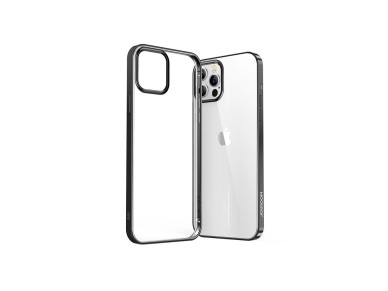Joyroom New Beautiful Series ultra thin case with electroplated frame for iPhone 12 Pro Max black (J Joyroom New Beautiful Series ultra thin case with electroplated frame for iPhone 12 Pro Max black (J