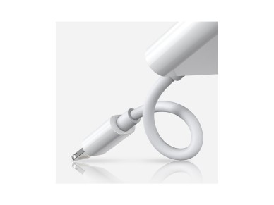 Joyroom S-Y104 headphone adapter Lightning - Lightning / mini jack 3.5mm - white