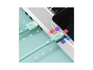 Joyroom Liquid Silicone Data Cable N2 USB-A / Lightning 2.4A 1.2m - Black