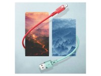 Joyroom Liquid Silicone Data Cable N2 USB-A / Lightning 2.4A 1.2m - Black Joyroom Liquid Silicone Data Cable N2 USB-A / Lightning 2.4A 1.2m - Black