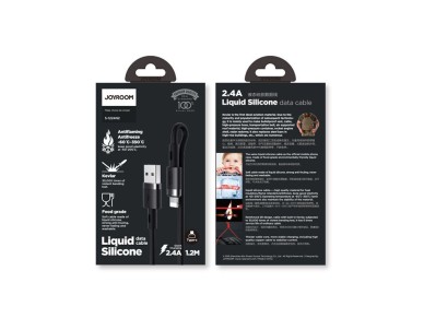 Joyroom Liquid Silicone Data Cable N2 USB-A / Lightning 2.4A 1.2m - Black