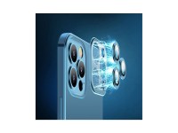 Funda Joyroom Chery Mirror para iPhone 13 Pro con marco met�lico plateado (JR-BP908 plata)