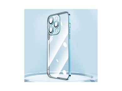 Joyroom Chery Mirror Case Cover for iPhone 13 Pro Metallic Frame Silver (JR-BP908 silver)