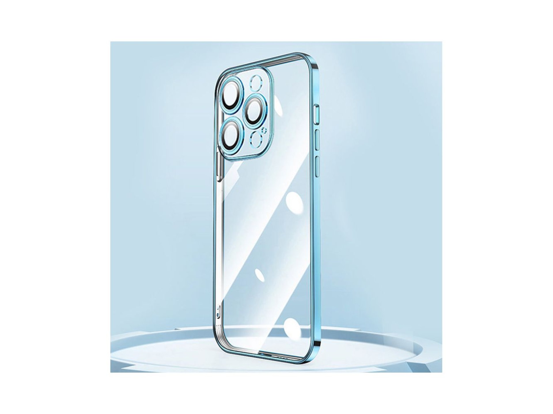 Funda Joyroom Chery Mirror para iPhone 13 Pro con marco metálico plateado (JR-BP908 plata)