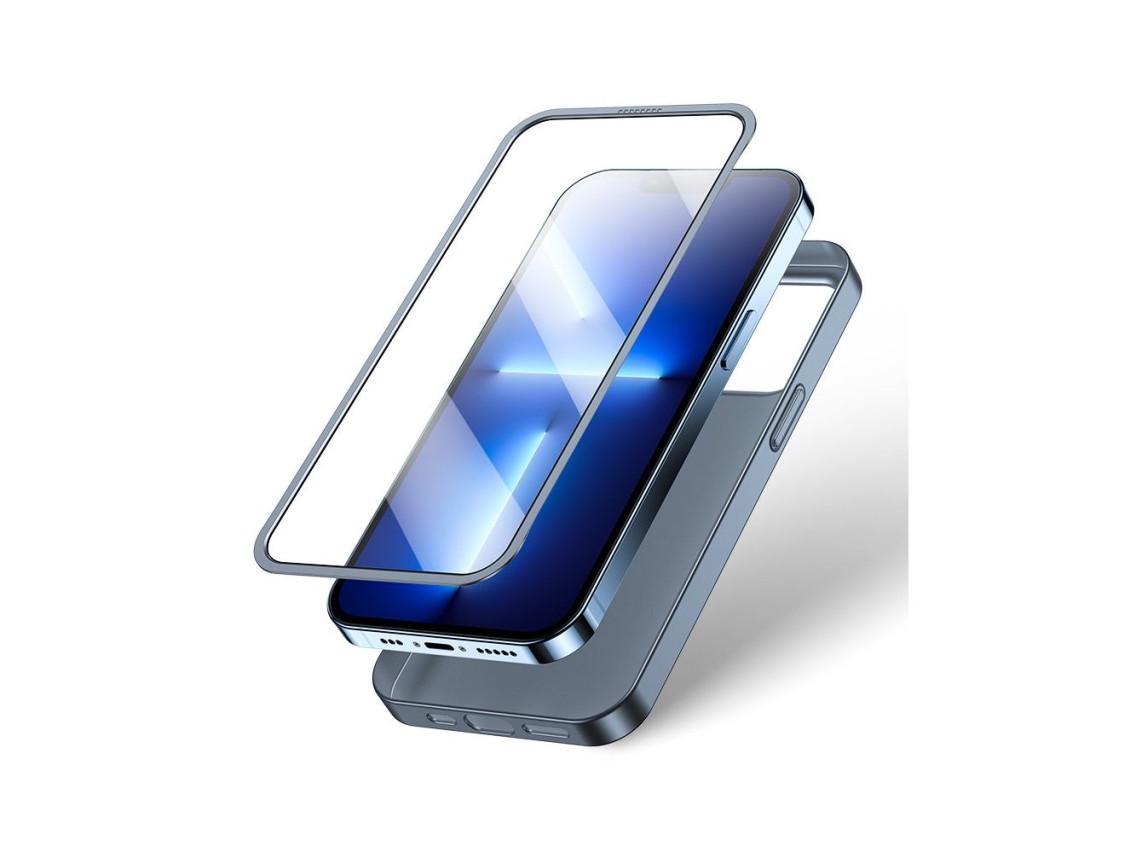Funda Joyroom 360 completa para iPhone 13 Pro Max (parte delantera y trasera) + protector de pantall