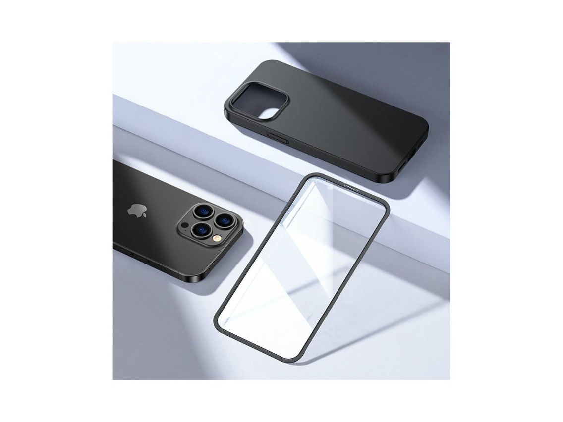 Joyroom 360 Full Case front and back cover for iPhone 13 Pro Max + tempered glass screen protector b