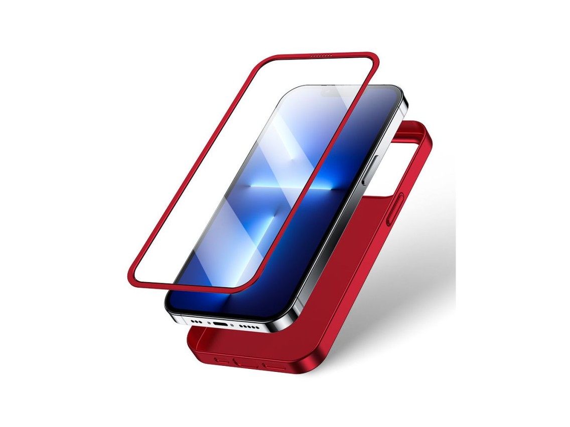 Capa completa Joyroom 360 para iPhone 13 Pro, com proteção frontal e traseira + película de vidro te