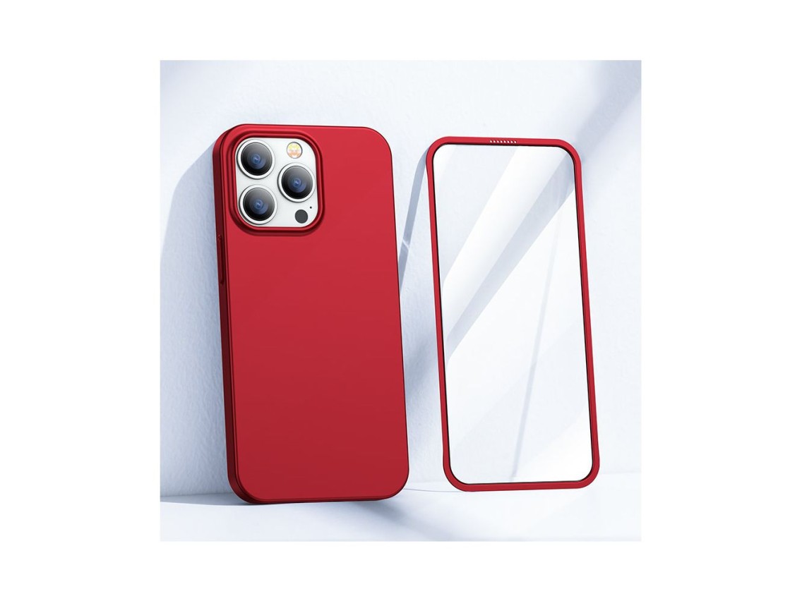Capa completa Joyroom 360 para iPhone 13 Pro, com proteção frontal e traseira + película de vidro te