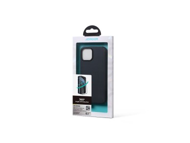 Joyroom 360 Full Case front and back cover for iPhone 13 Pro + tempered glass screen protector black Joyroom 360 Full Case front and back cover for iPhone 13 Pro + tempered glass screen protector black