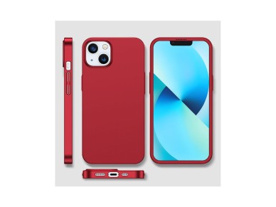 Capa completa Joyroom 360 para iPhone 13+ com película de vidro temperado vermelha (JR-BP927 vermelh Capa completa Joyroom 360 para iPhone 13+ com película de vidro temperado vermelha (JR-BP927 vermelh